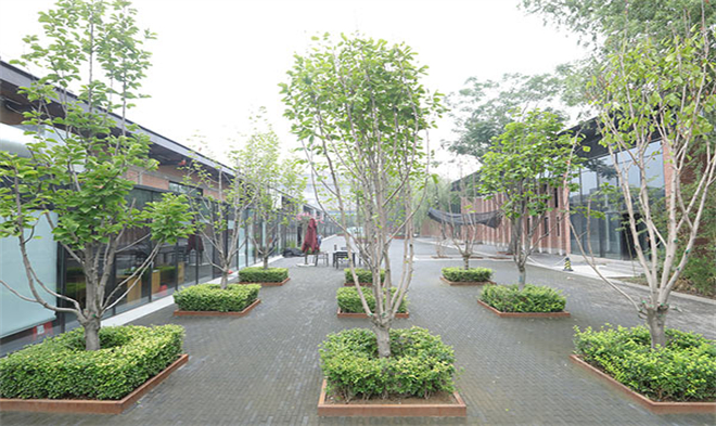 自空间CBD写字园环境图